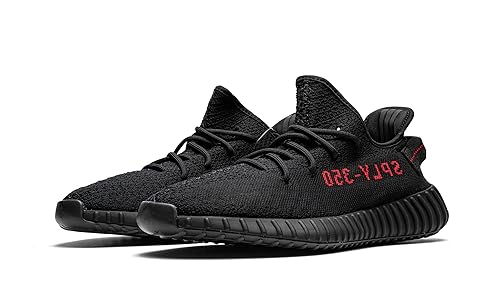 靴 adidas Yeezy Boost 350 v2 bred adidas Mens Yeezy Boost 350 V2 CP9652 Bred - Size 5.5